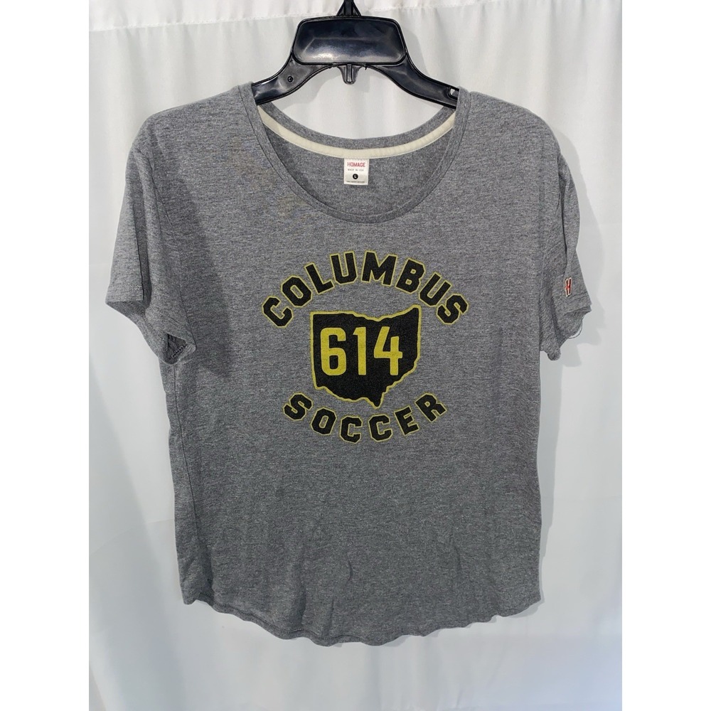 Homage Columbus Crew 614 Soccer MLS Shirt Womens Large